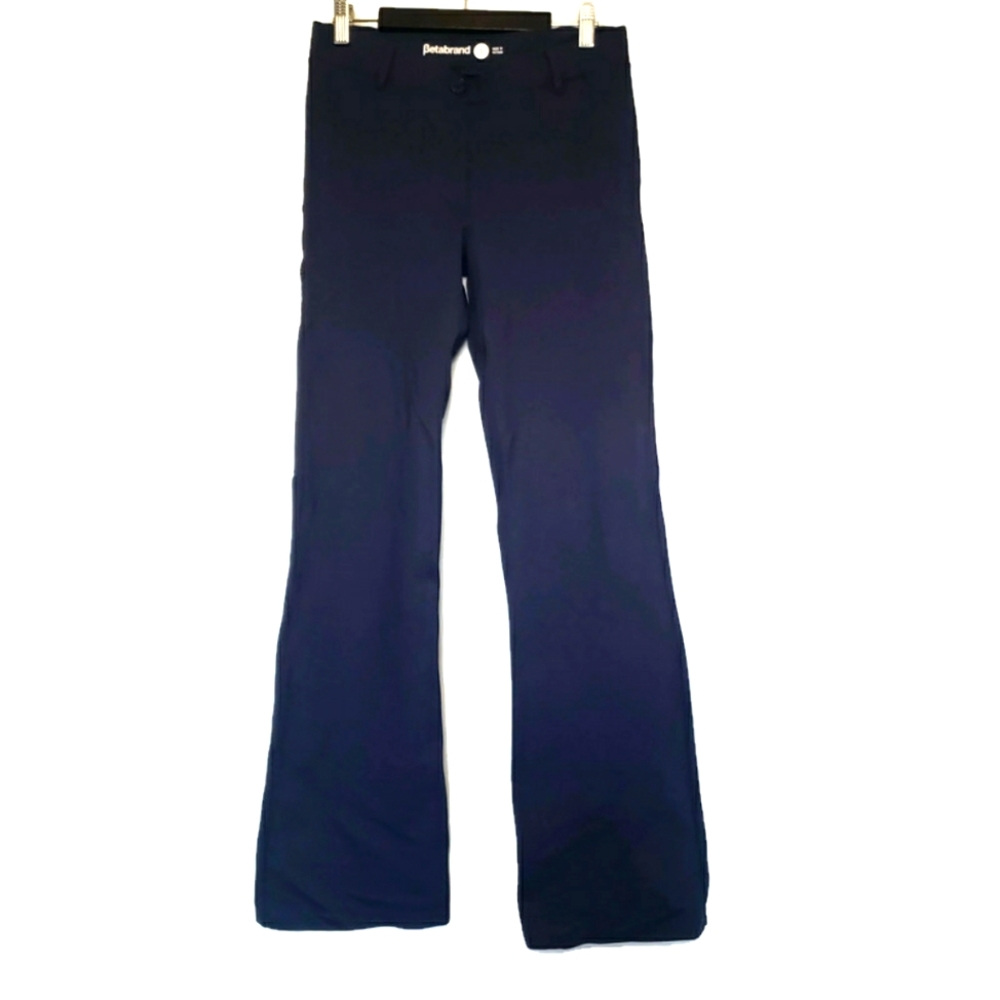Betabrand Classic straight leg medium rise pants size S